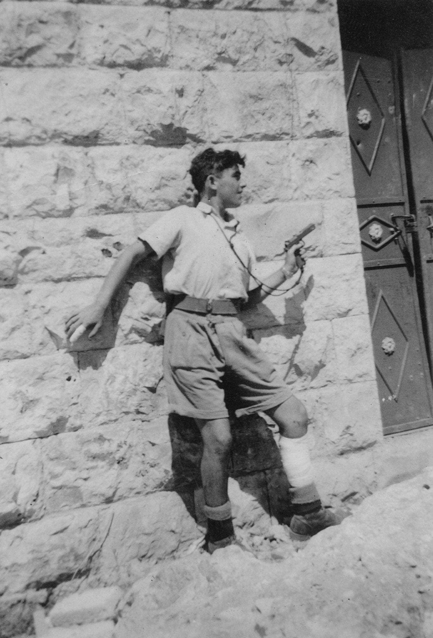 יוסף שינדלר במחנה אלדד, אוגוסט 1948